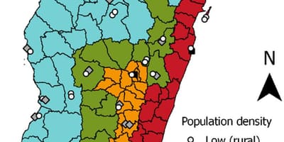 मलेरिया मेडागास्कर नक्शा